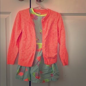 Two piece Cat & Jack 3T 🌞🌼 Dress & cardigan